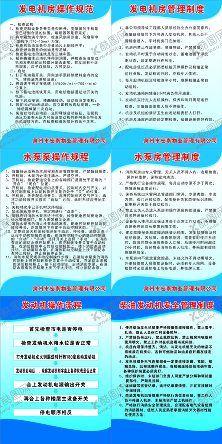 编号：20572801130051264381【酷图网】源文件下载-发电机操作规程 制度
