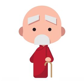 老头姥爷爷爷卡通人物