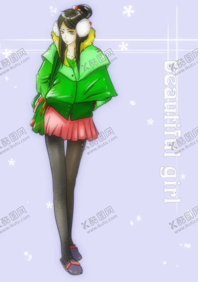 编号：90093807011908538254【酷图网】源文件下载-丝袜短裙美少女