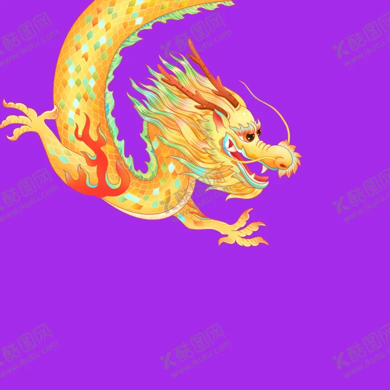 编号：39805112160054012824【酷图网】源文件下载-手绘卡通龙