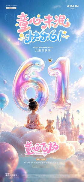 地产61儿童节海报