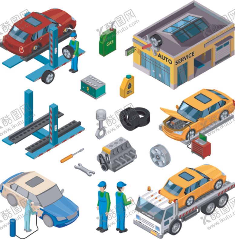 编号：81617209191211549230【酷图网】源文件下载-汽车维修