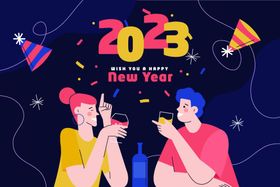 跨年庆祝海报