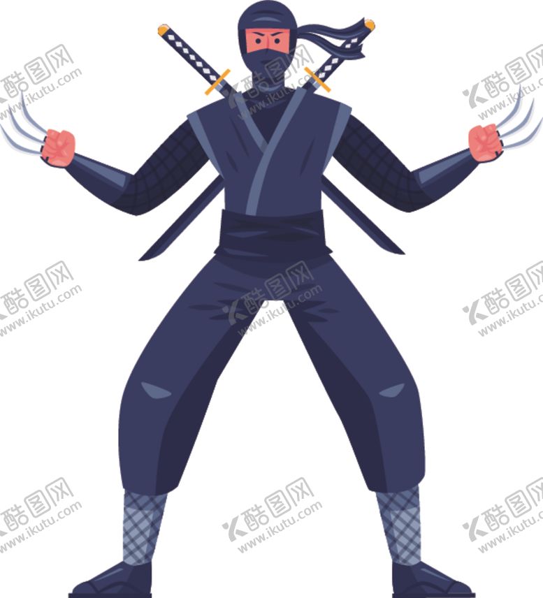 编号：40983406171425091883【酷图网】源文件下载-卡通忍者