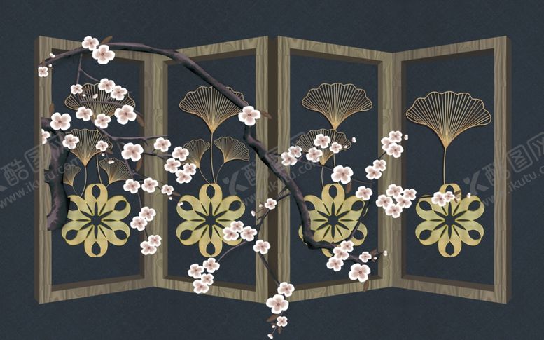 编号：66894705041153058419【酷图网】源文件下载-花鸟工笔画