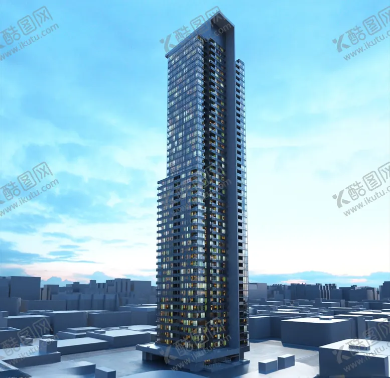 编号：37314003161049308359【酷图网】源文件下载-C4D模型大夏大楼建筑摩天大夏