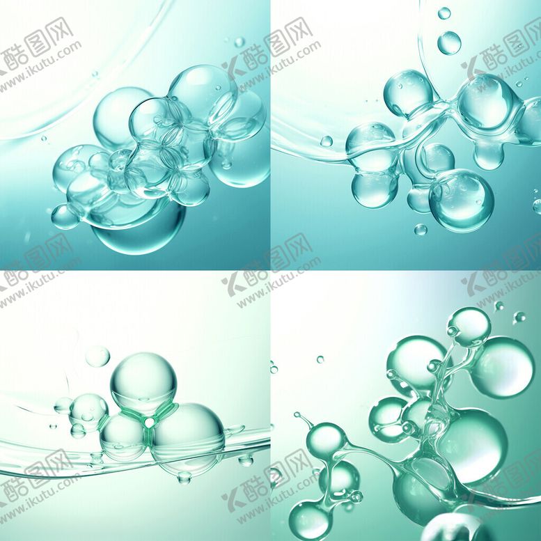 编号：92860211211348596162【酷图网】源文件下载-水珠分子科技元素