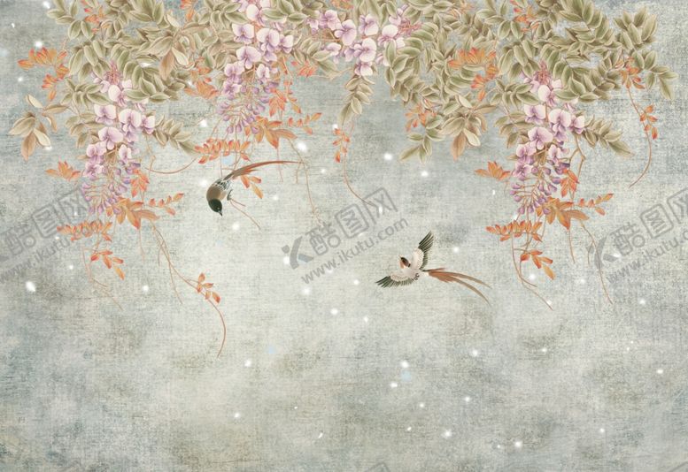 编号：23828909160137494480【酷图网】源文件下载-新中式花鸟