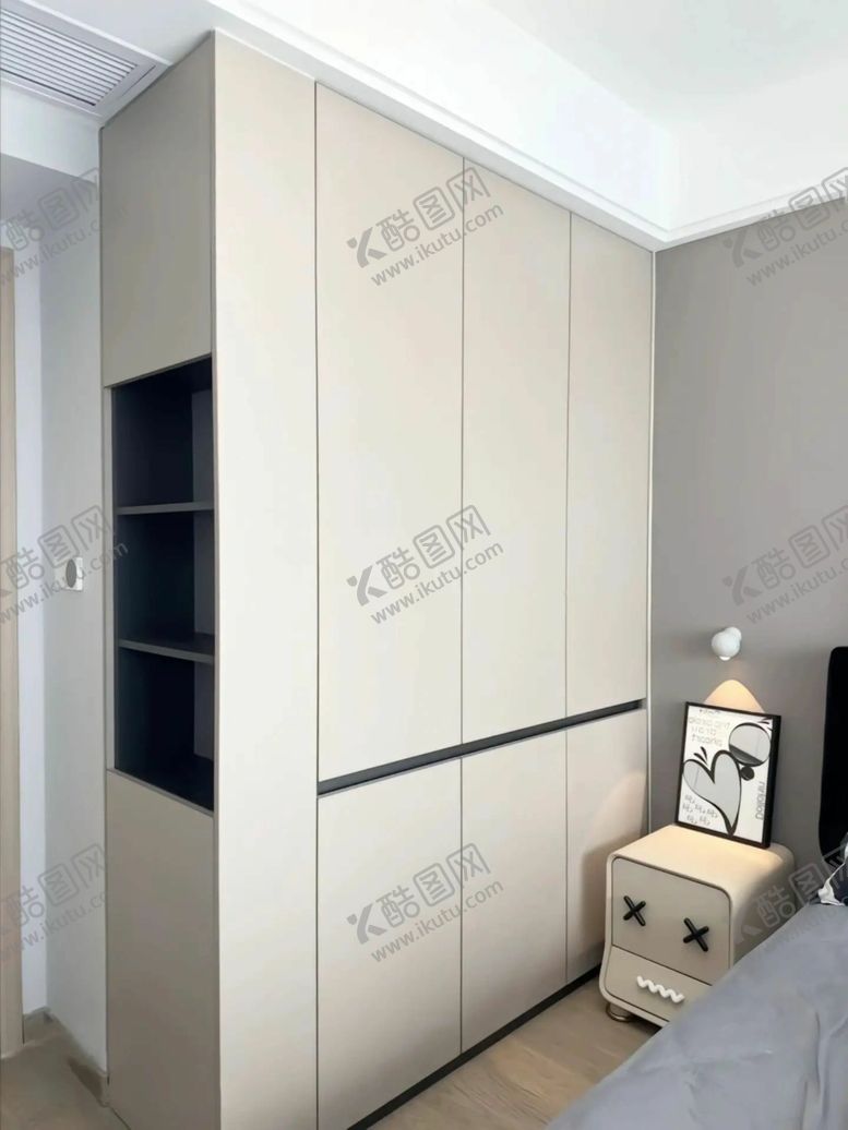 编号：72694112130538409957【酷图网】源文件下载-室内设计全屋定制厨房卧室衣柜