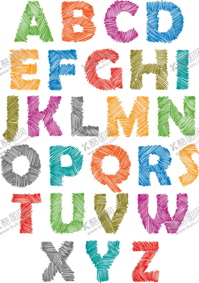 编号：60407910111132415770【酷图网】源文件下载-时尚彩色唯美卡通创意艺术字设计