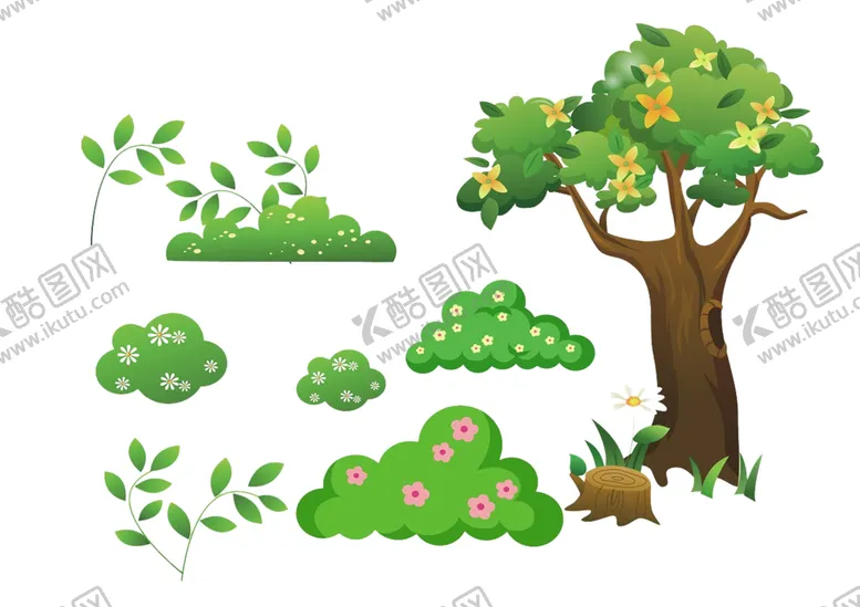 编号：67213610021637418475【酷图网】源文件下载-绿色装饰