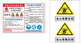 有限公司作业安全告知牌