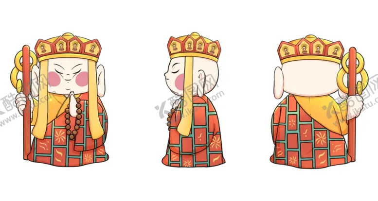 编号：87239412072337082410【酷图网】源文件下载-西游记插画