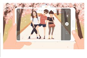 手绘樱花