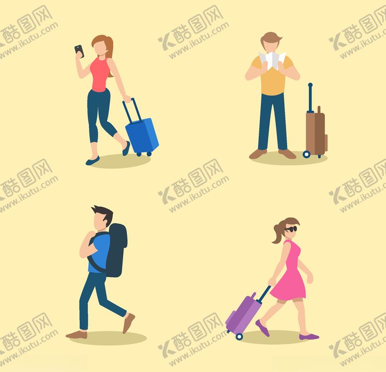 编号：82095606190650557453【酷图网】源文件下载-旅客游客