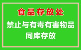 防汛沙袋存放处标识牌