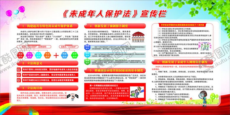 编号：70576101170508207465【酷图网】源文件下载-未成年人保护法