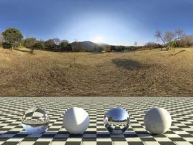 C4D自然环境贴图HDR贴图户外三维建模I野外