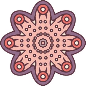 复古花纹图案