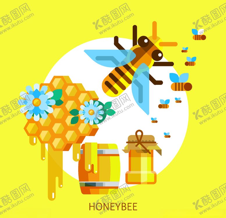 编号：87073010111554539016【酷图网】源文件下载-蜜蜂
