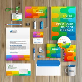 多彩企业品牌视觉设计套件