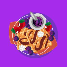 手绘美食佳肴素材中餐