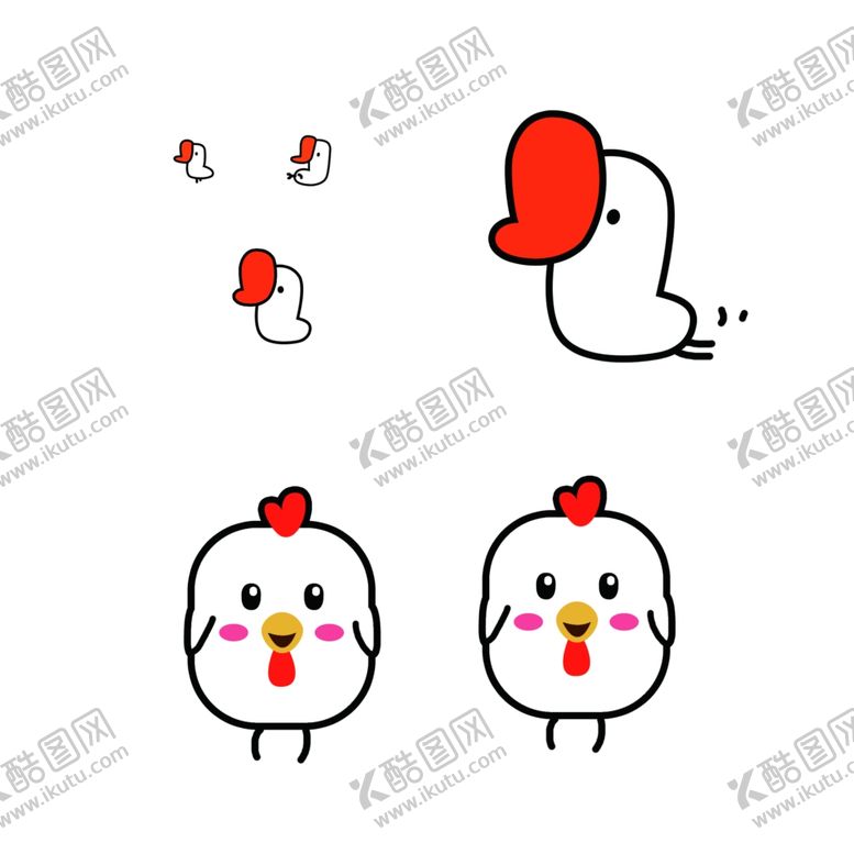 编号：68931206270608028741【酷图网】源文件下载-开心鹅开心鸭