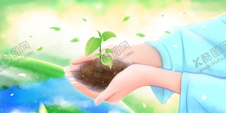 编号：25126009140721492486【酷图网】源文件下载-植树节背景