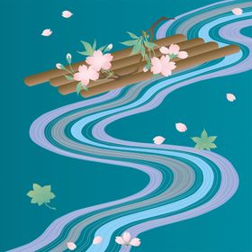 背景花纹四方连续朵