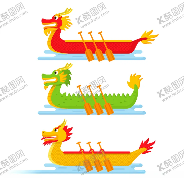 编号：94824806261814128086【酷图网】源文件下载-矢量端午龙舟