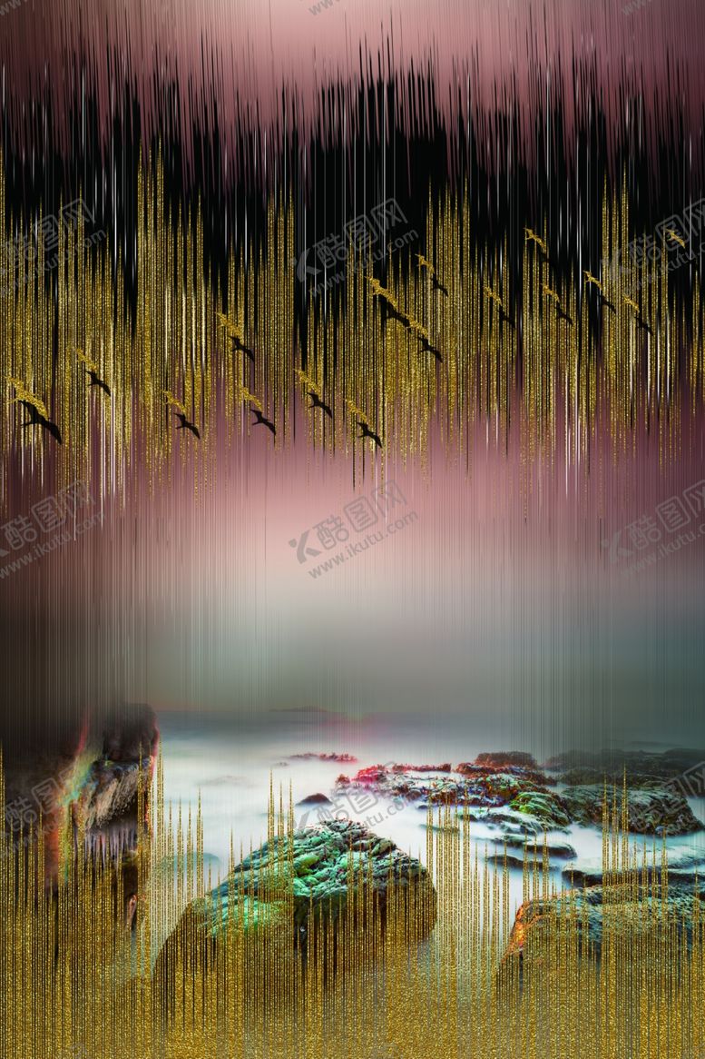 编号：78364409280912276303【酷图网】源文件下载-抽象装饰画