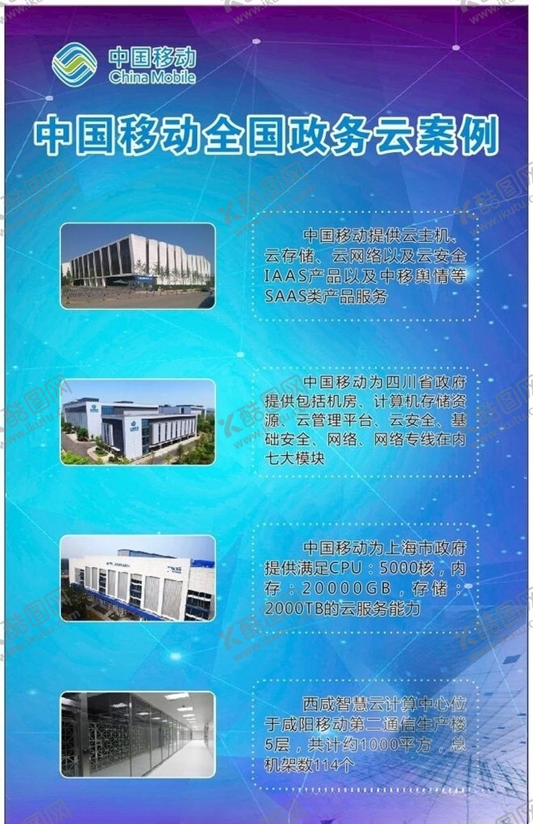 编号：11705510050619417943【酷图网】源文件下载-中国移动灯箱云服务政务云制度牌