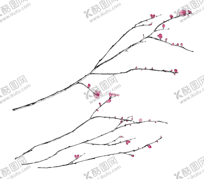 编号：37296106241510182785【酷图网】源文件下载-梅花树枝元素