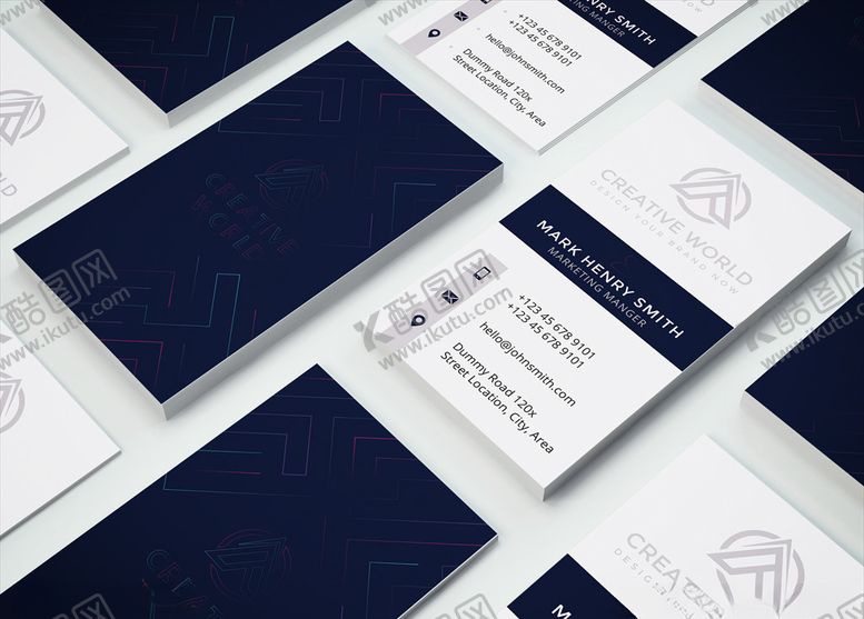 编号：52679510120303429964【酷图网】源文件下载-矢量名片模板