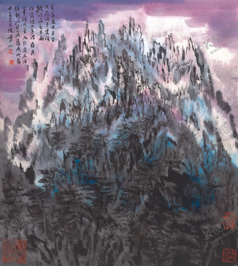 编号：20485306281643179772【酷图网】源文件下载-水墨山水国画风景