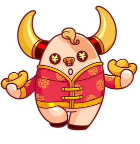 卡通牛形象