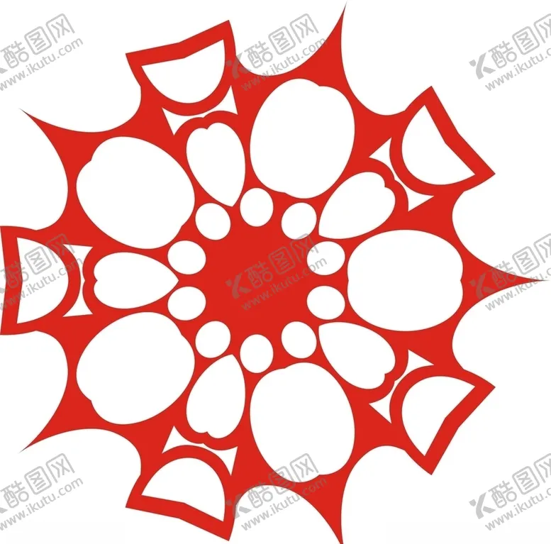 编号：62084004101604496801【酷图网】源文件下载-六角剪花窗花纸图案背景元素