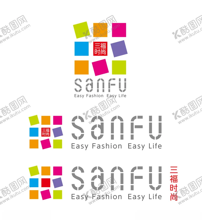 编号：40225110220520208876【酷图网】源文件下载-三福logo