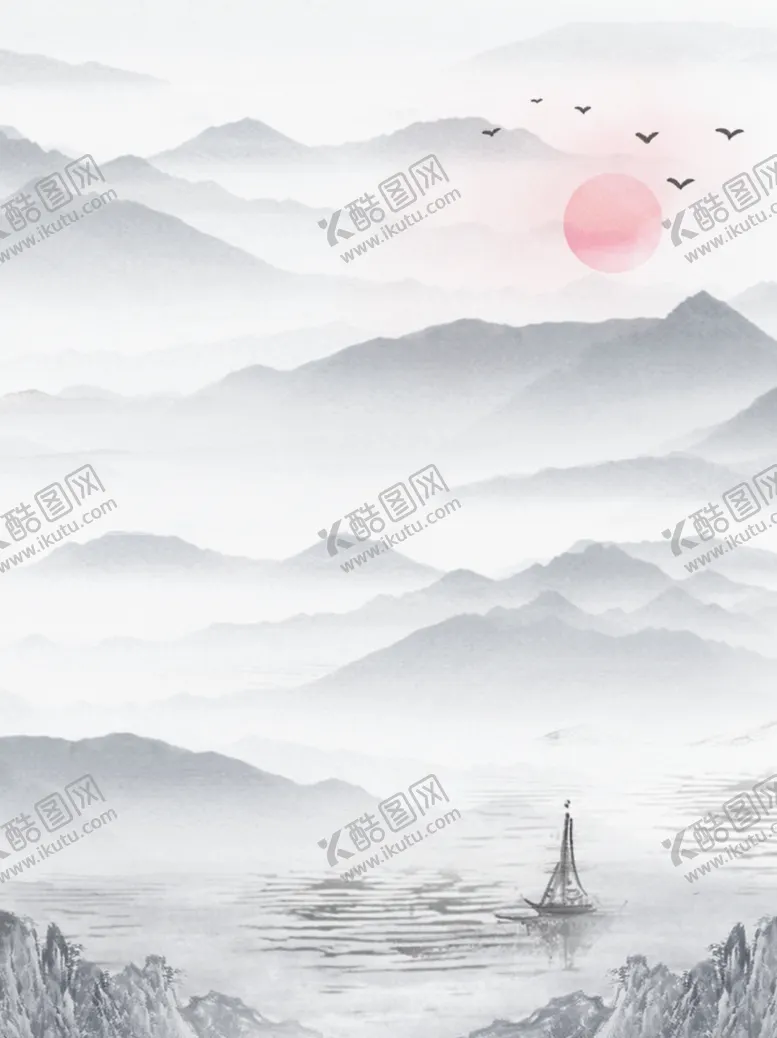 编号：21992804200426293444【酷图网】源文件下载-水墨画