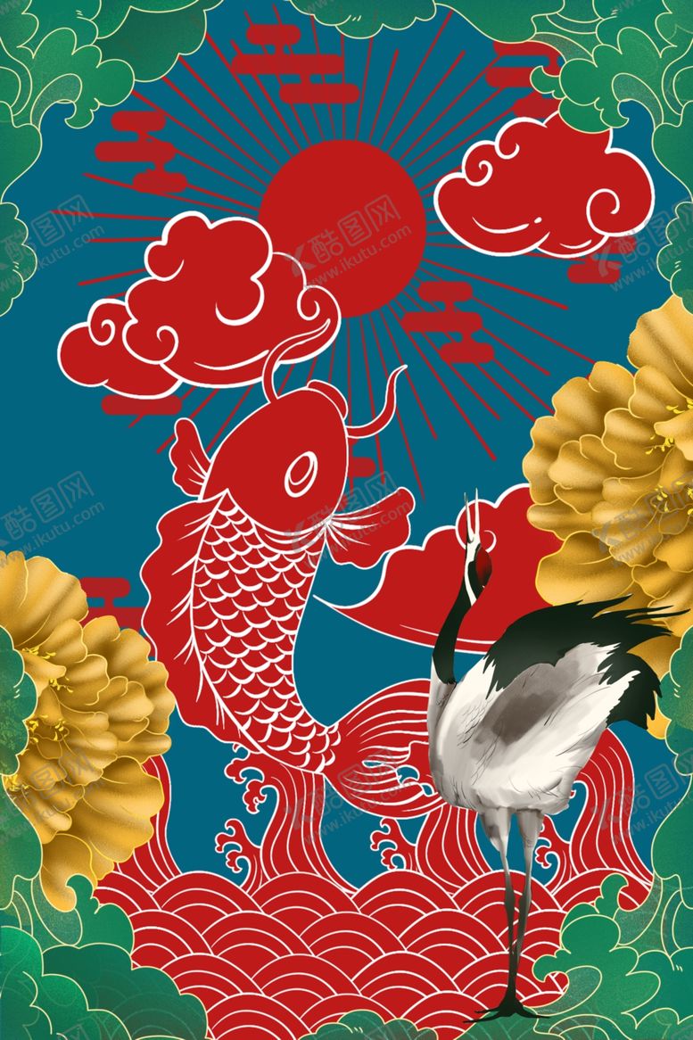 编号：14888209270121376105【酷图网】源文件下载-中国风国潮文化