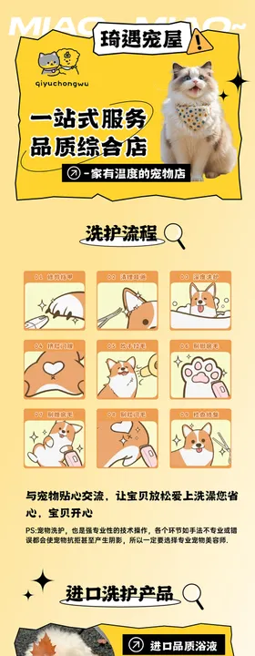 宠物详情图美团店铺装修