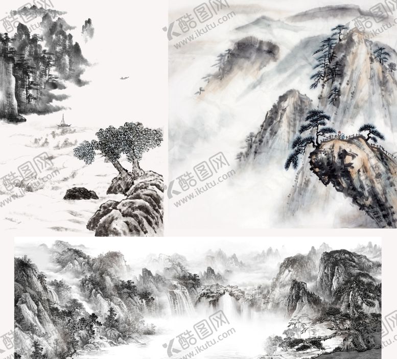 编号：37935701162128311660【酷图网】源文件下载-水墨山水画
