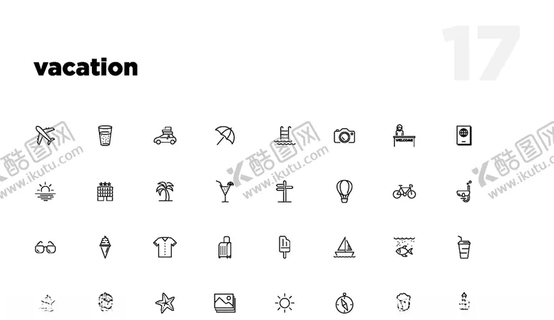 编号：21616709291441278501【酷图网】源文件下载-线性办公图标
