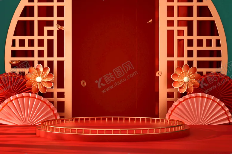 编号：39664901282248459279【酷图网】源文件下载-c4d模型格式psd格式中国风