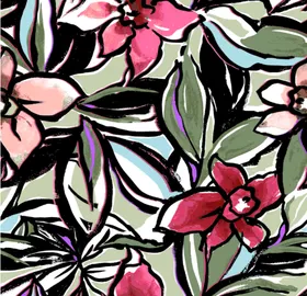 手绘花