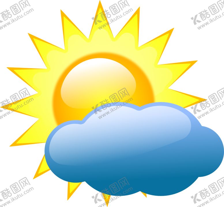 编号：69310610132339346275【酷图网】源文件下载-多云图标