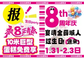 8周年大字报