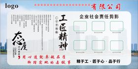 公司介绍板报海报简介工匠精神