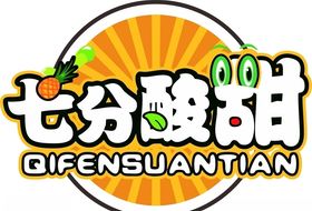 七分酸甜矢量图标