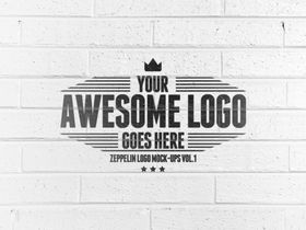 LOGO效果图样机标志设计海报logo